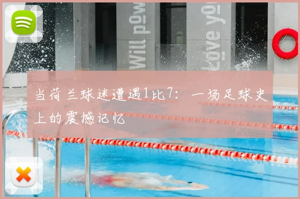 当荷兰球迷遭遇1比7：一场足球史上的震撼记忆