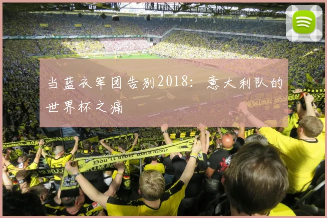当蓝衣军团告别2018：意大利队的世界杯之痛